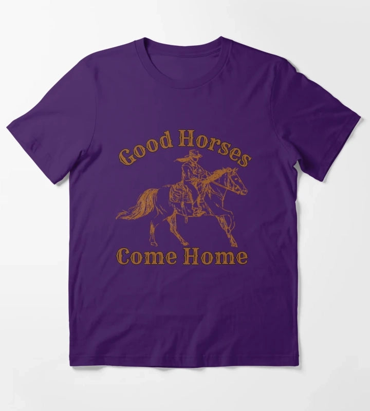 Lainey Wilson Good Horses T-Shirt Purple
