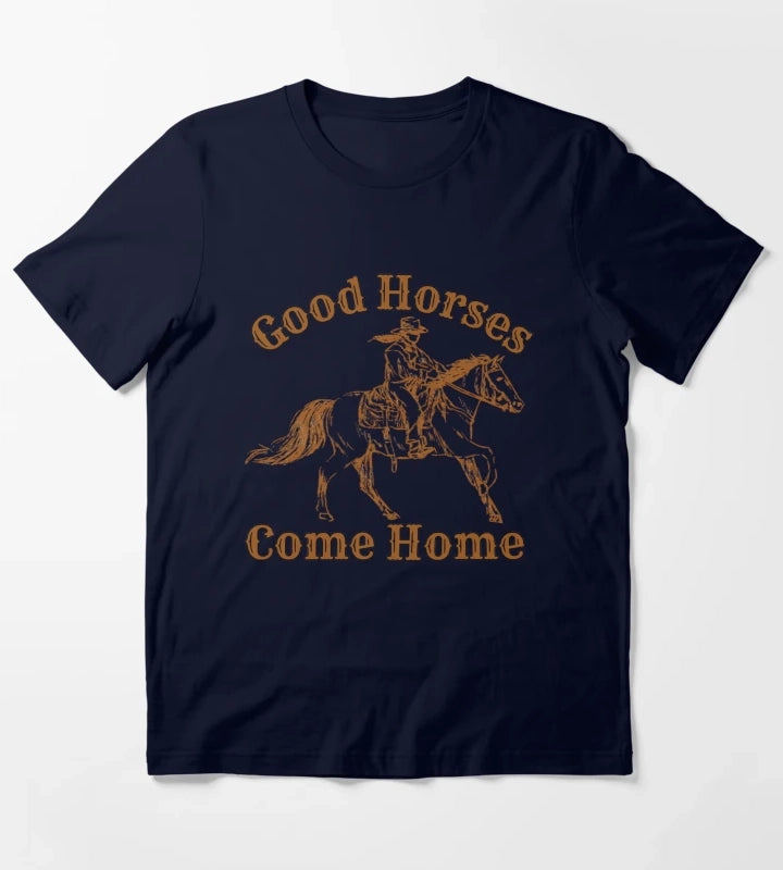 Lainey Wilson Good Horses T-Shirt Navy