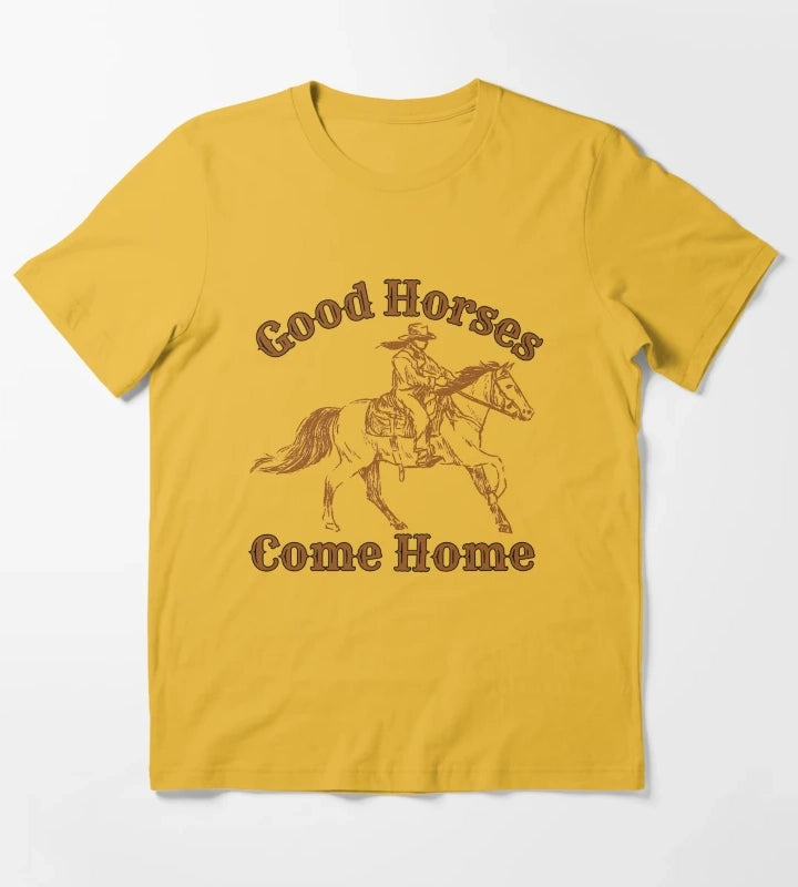 Lainey Wilson Good Horses T-Shirt Yellow