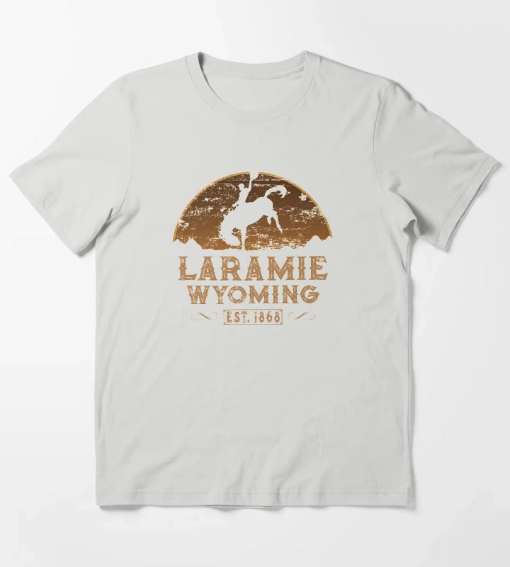 Laramie Wyoming Wild West Gifts T-Shirt Light Grey