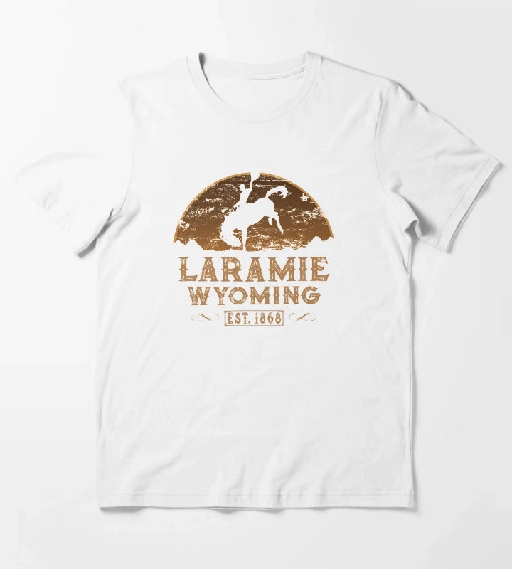 Laramie Wyoming Wild West Gifts T-Shirt White