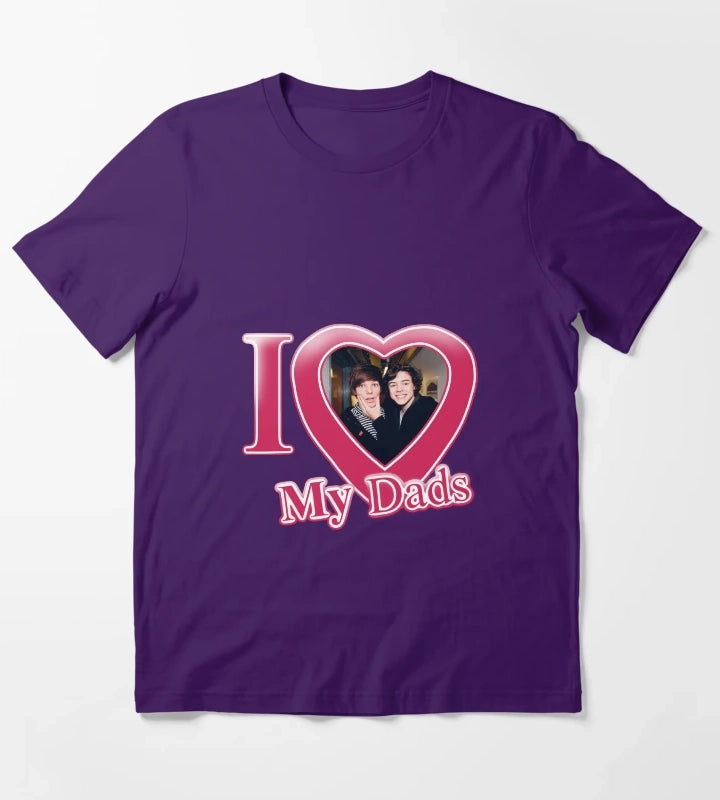 Larry Stylinson My Dads T-Shirt Purple