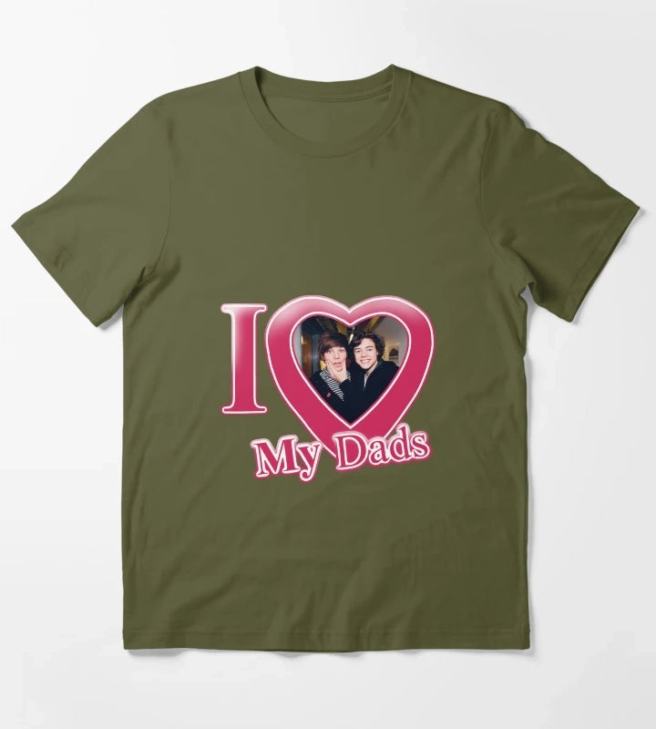 Larry Stylinson My Dads T-Shirt Olive Green