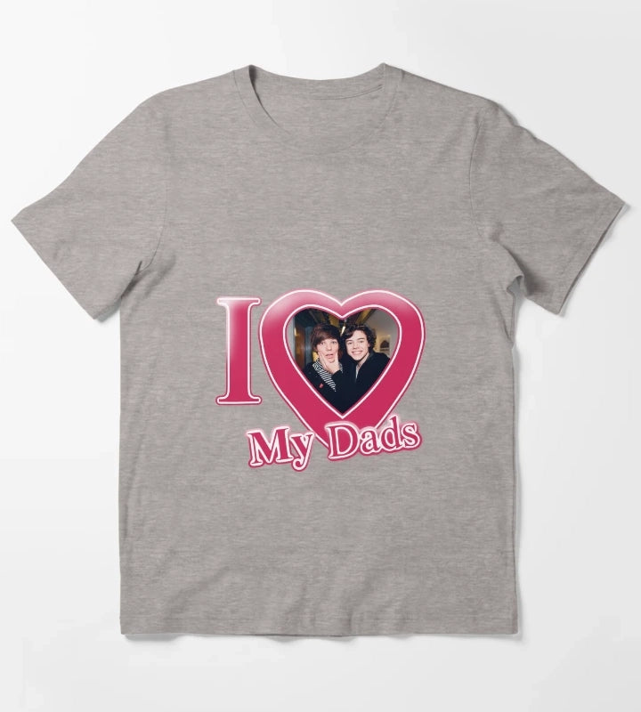 Larry Stylinson My Dads T-Shirt Heather Grey