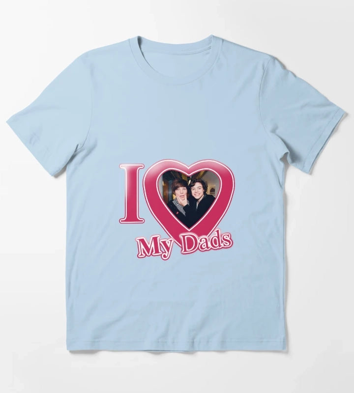 Larry Stylinson My Dads T-Shirt Sky Blue
