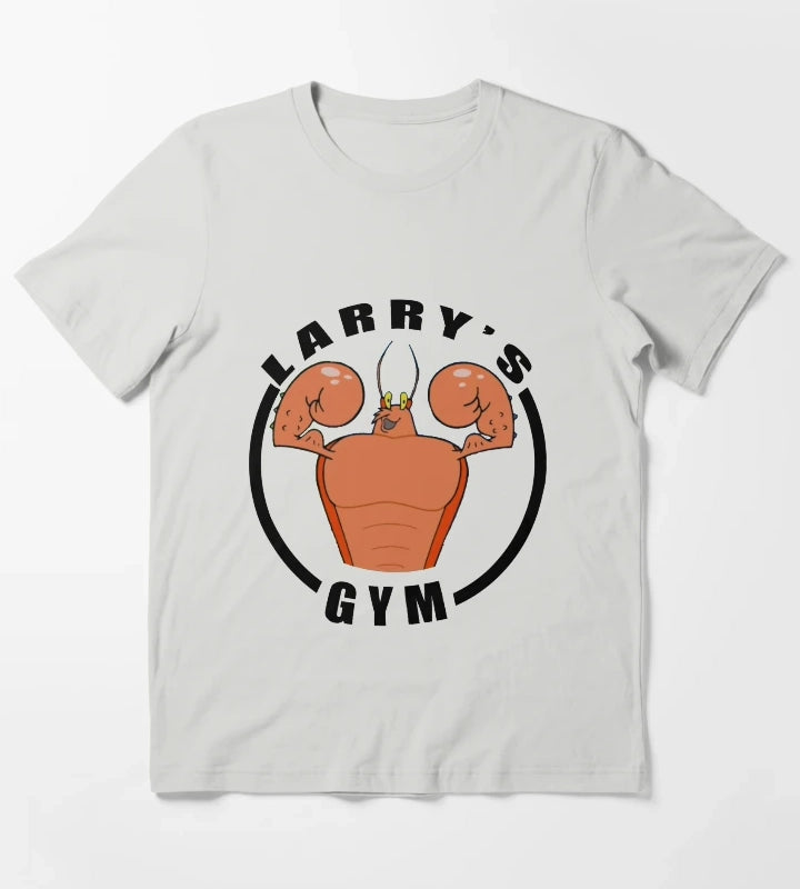 Larrys Gym T-Shirt Light Grey