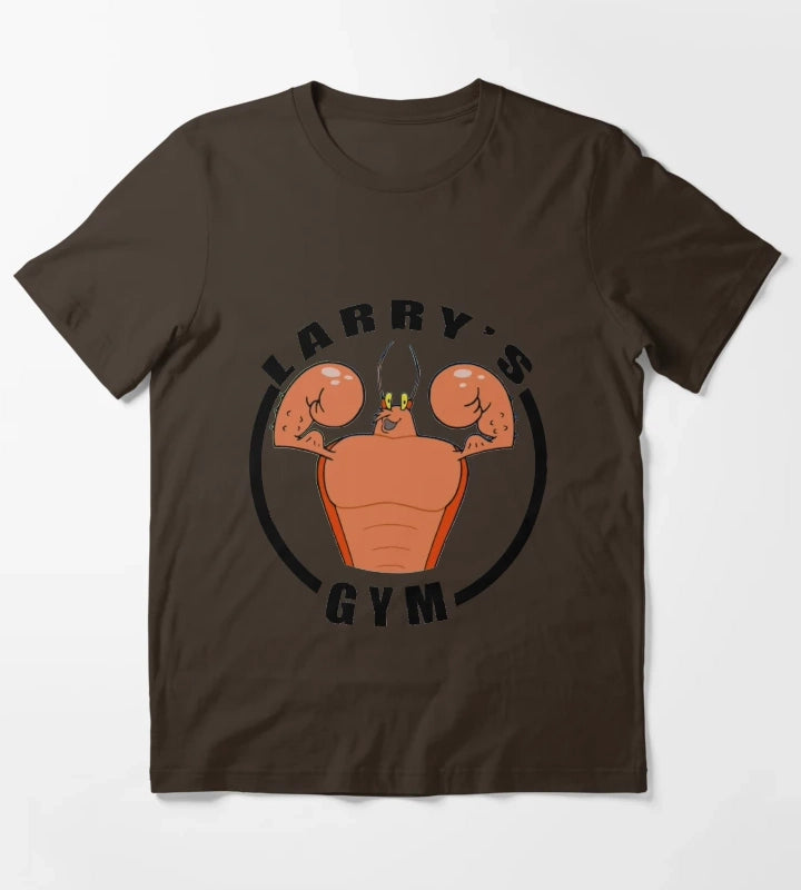 Larrys Gym T-Shirt Brown