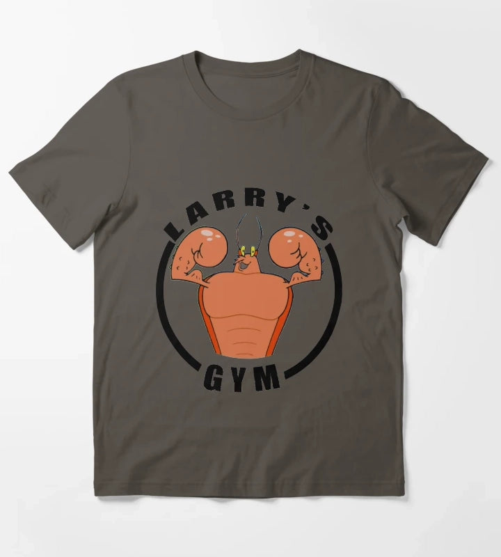 Larrys Gym T-Shirt Dark Grey