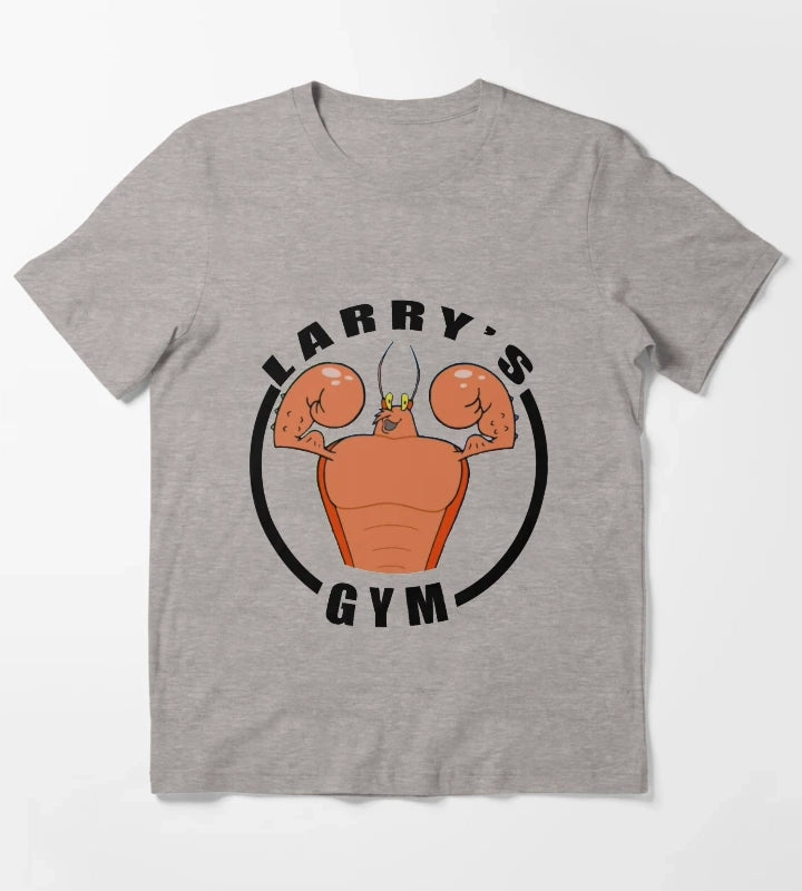 Larrys Gym T-Shirt Heather Grey
