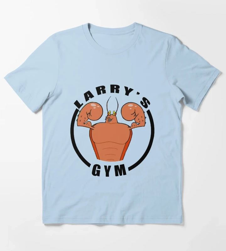Larrys Gym T-Shirt Sky Blue