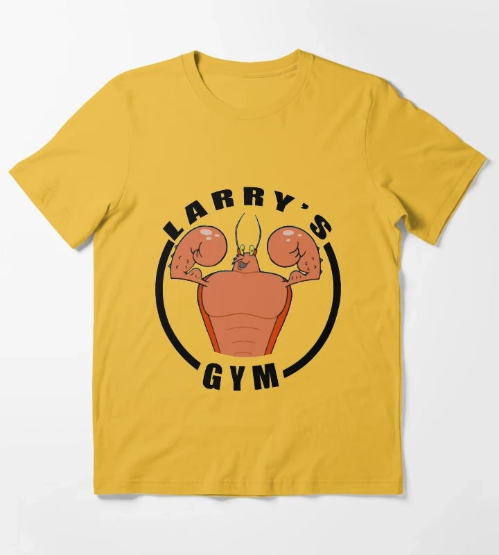 Larrys Gym T-Shirt Yellow
