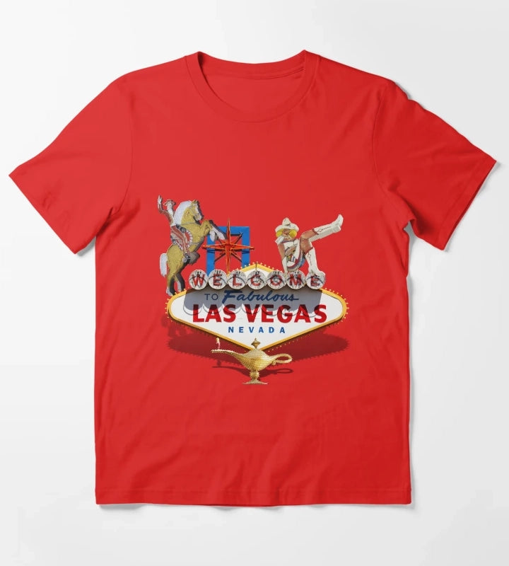 Las Vegas Welcome Sign T-Shirt Red