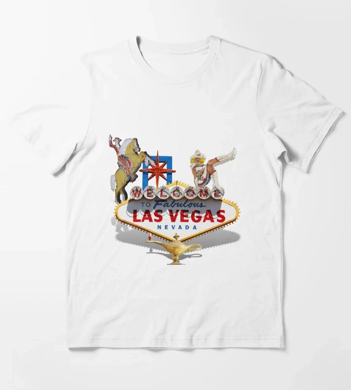 Las Vegas Welcome Sign T-Shirt White
