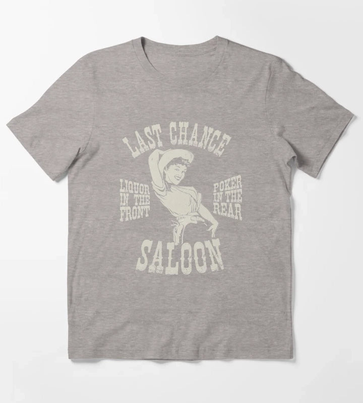 Last chance Saloon T-Shirt Heather Grey
