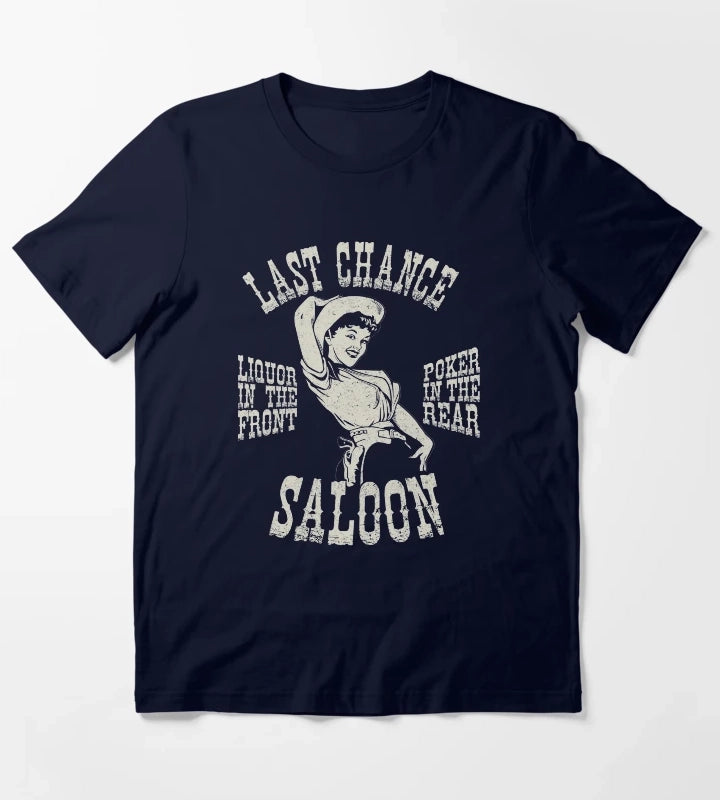 Last chance Saloon T-Shirt Navy