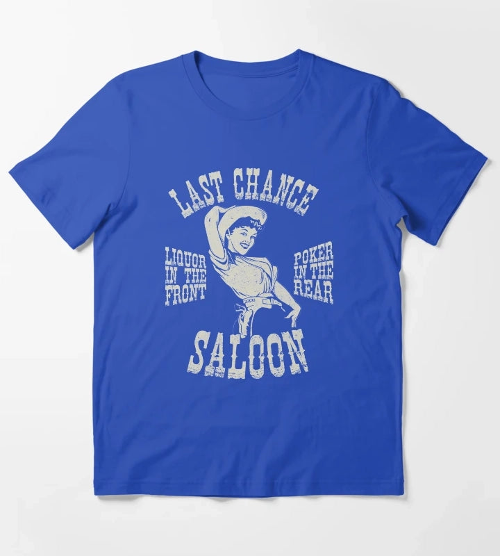 Last chance Saloon T-Shirt Blue