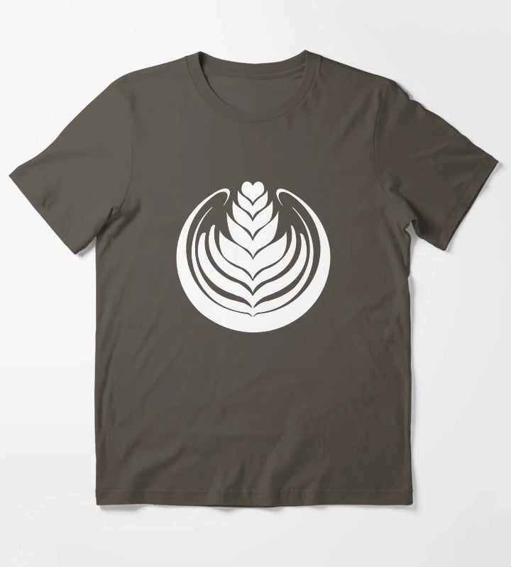 Latte Art Tulip T-Shirt Dark Grey