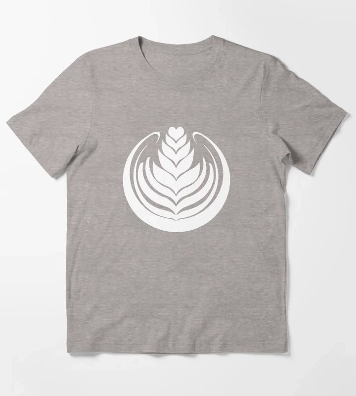 Latte Art Tulip T-Shirt Heather Grey