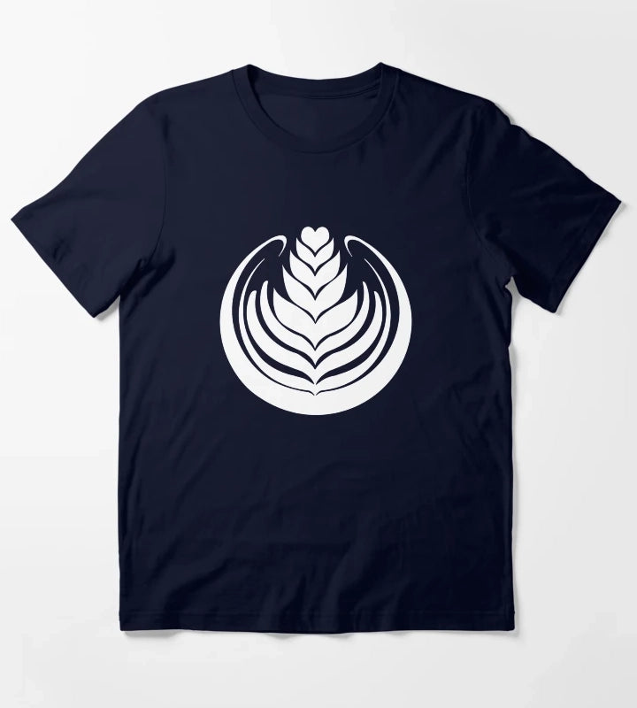 Latte Art Tulip T-Shirt Navy