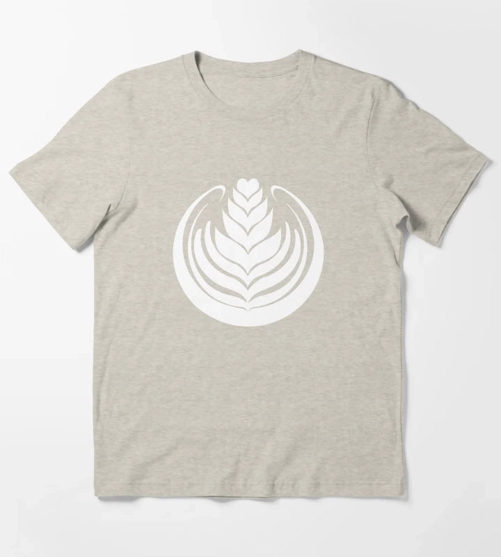 Latte Art Tulip T-Shirt Cream
