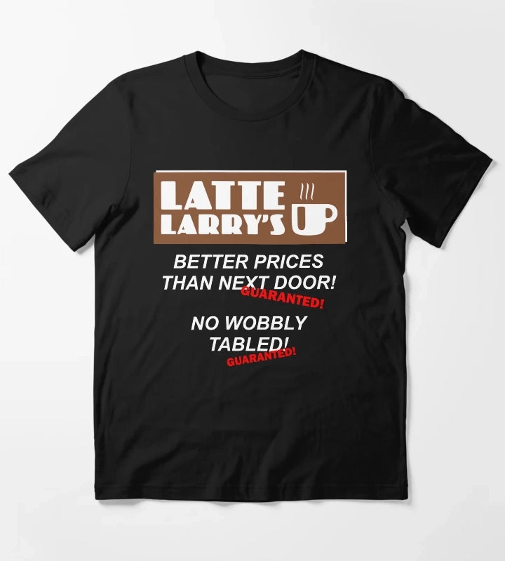 Latte Larrys Coffee Shop T-Shirt