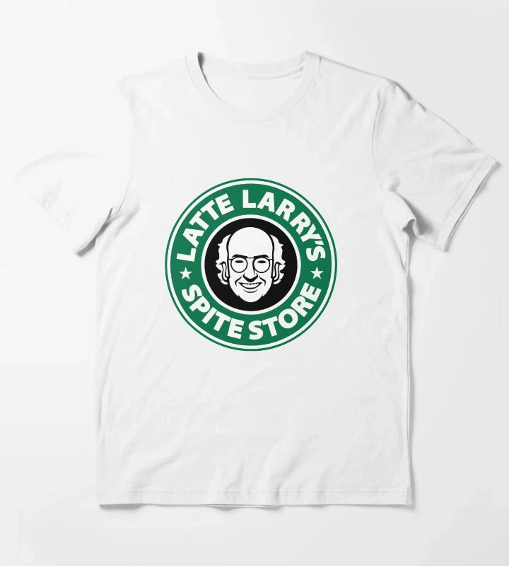 Latte Larrys Spite Store T-Shirt White