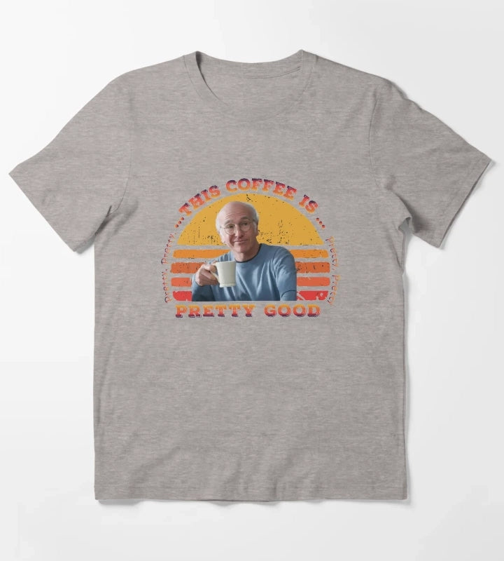 Latte Larrys T-Shirt Heather Grey