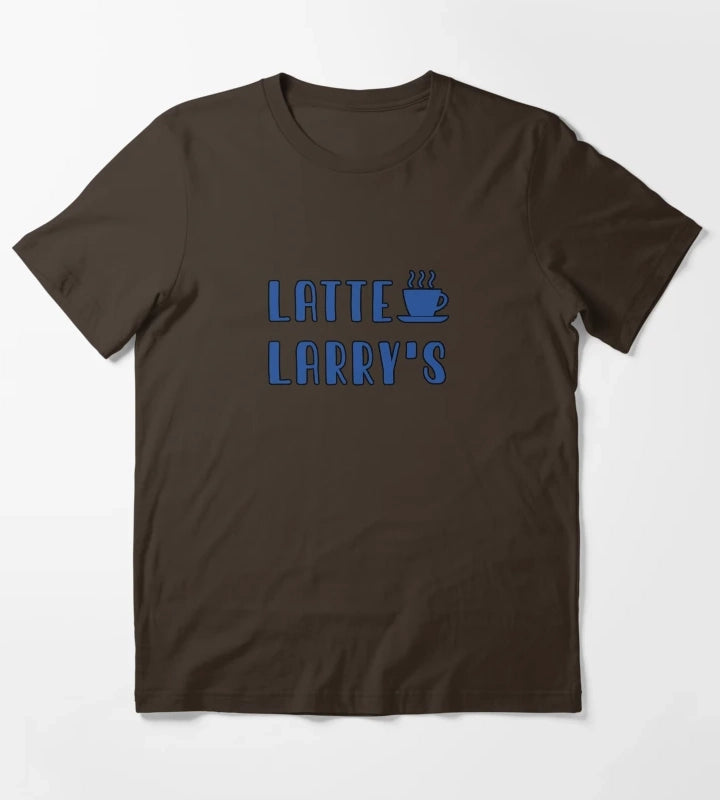 Latte Larrys TShirt T-Shirt Brown