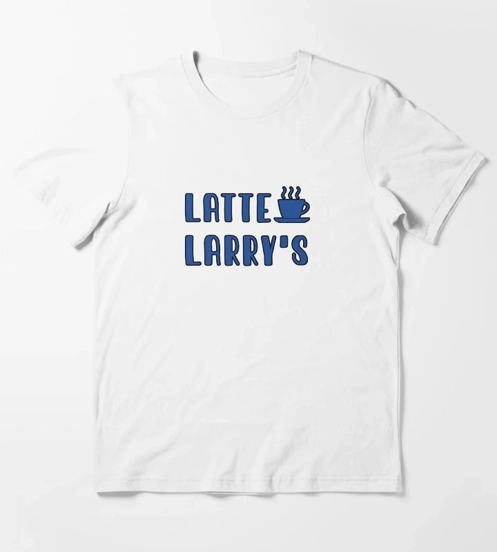 Latte Larrys TShirt T-Shirt White