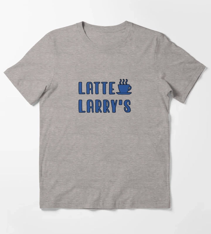 Latte Larrys TShirt T-Shirt Heather Grey