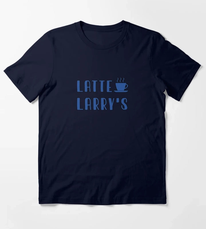Latte Larrys TShirt T-Shirt Navy
