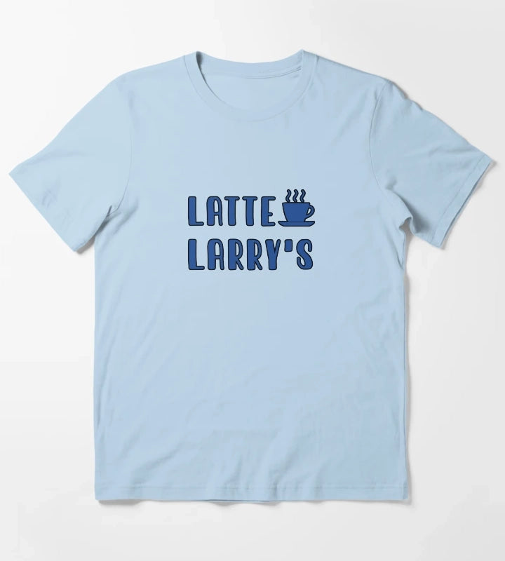 Latte Larrys TShirt T-Shirt Sky Blue
