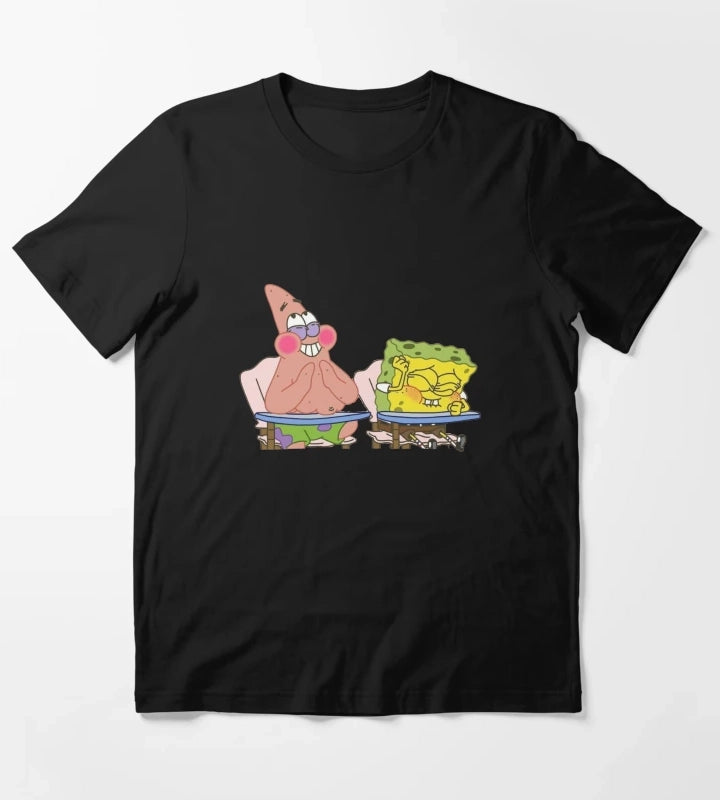 Laughing Spongebob and Patrick T-Shirt