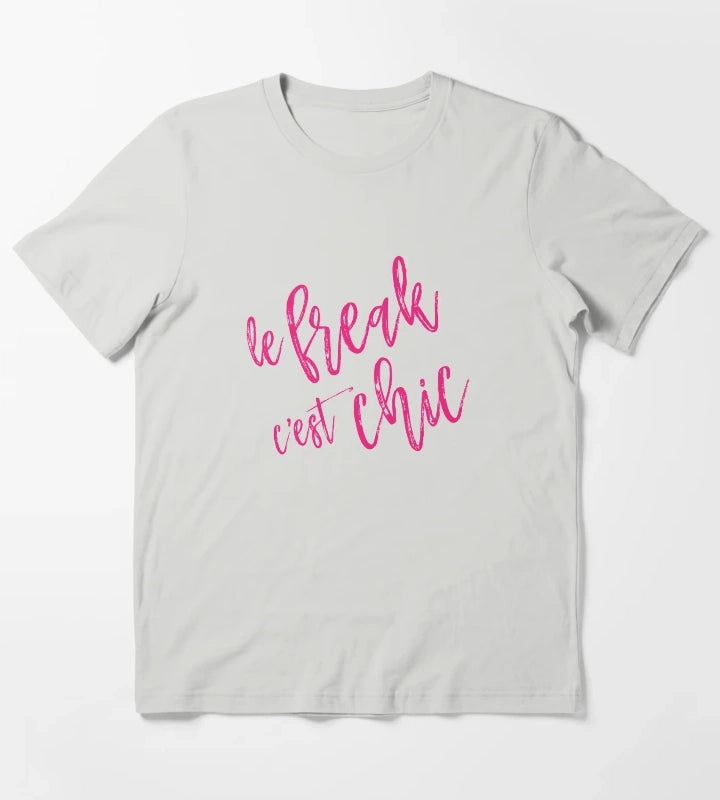 Le Freak Cest Chic T-Shirt Light Grey