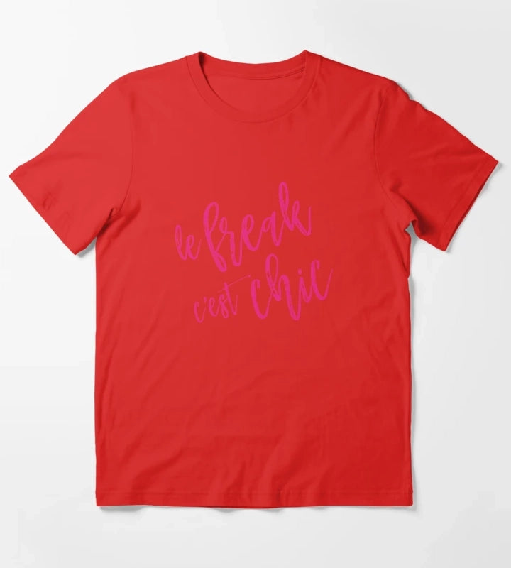 Le Freak Cest Chic T-Shirt Red