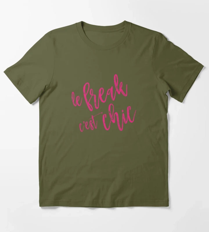 Le Freak Cest Chic T-Shirt Olive Green
