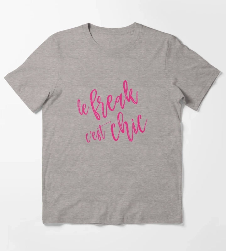 Le Freak Cest Chic T-Shirt Heather Grey