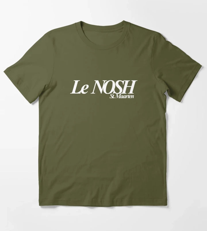 Le NOSH St Maarten T-Shirt Olive Green