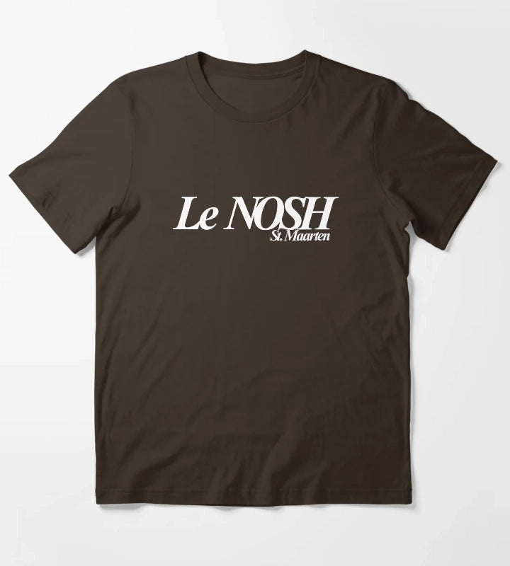 Le NOSH St Maarten T-Shirt Brown
