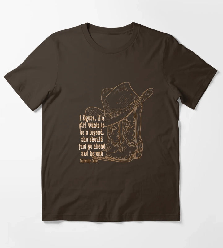 Legend Cowgirl T-Shirt Brown