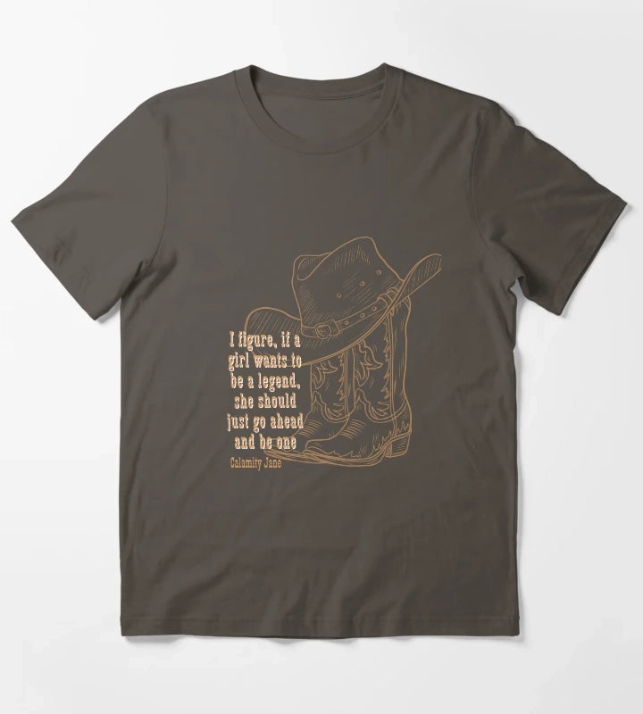 Legend Cowgirl T-Shirt Dark Grey