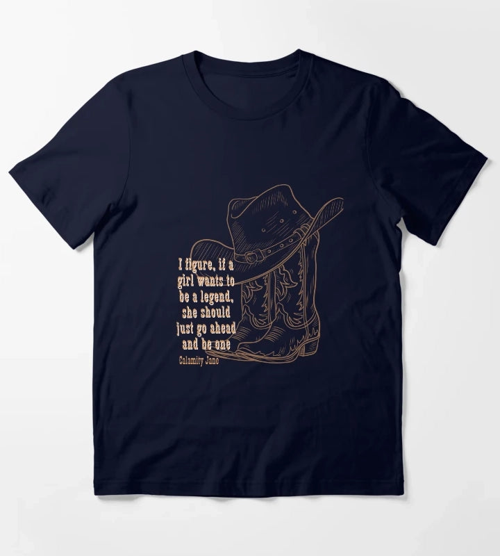 Legend Cowgirl T-Shirt Navy