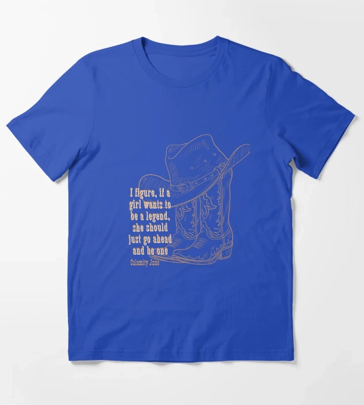Legend Cowgirl T-Shirt Blue