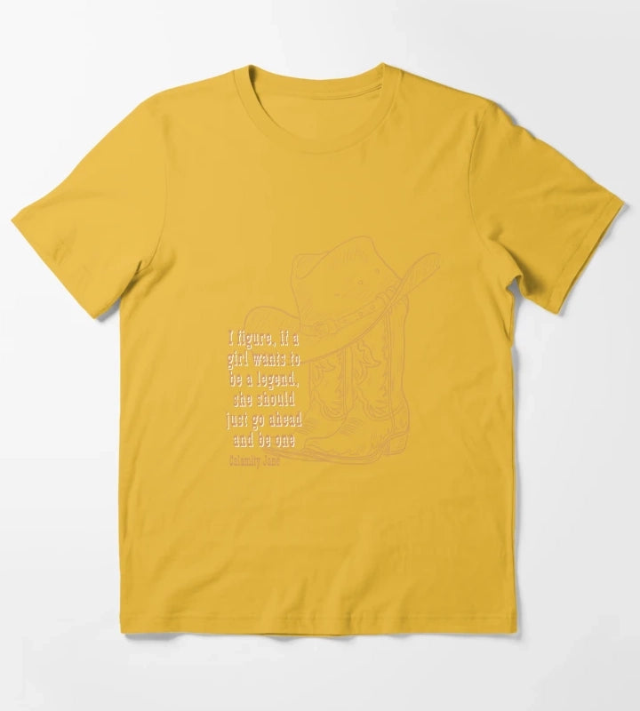 Legend Cowgirl T-Shirt Yellow