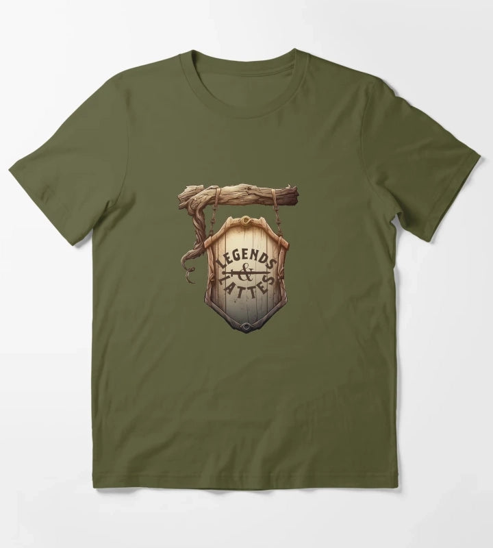 Legends Lattes inspired T-Shirt Olive Green
