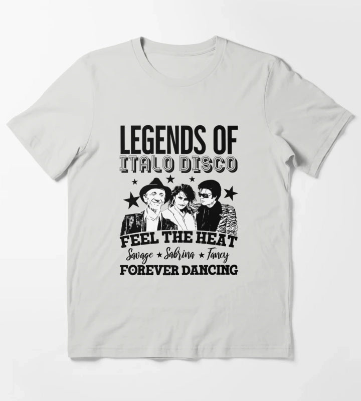Legends of Italo DiscoUnited in Rhythm T-Shirt Light Grey
