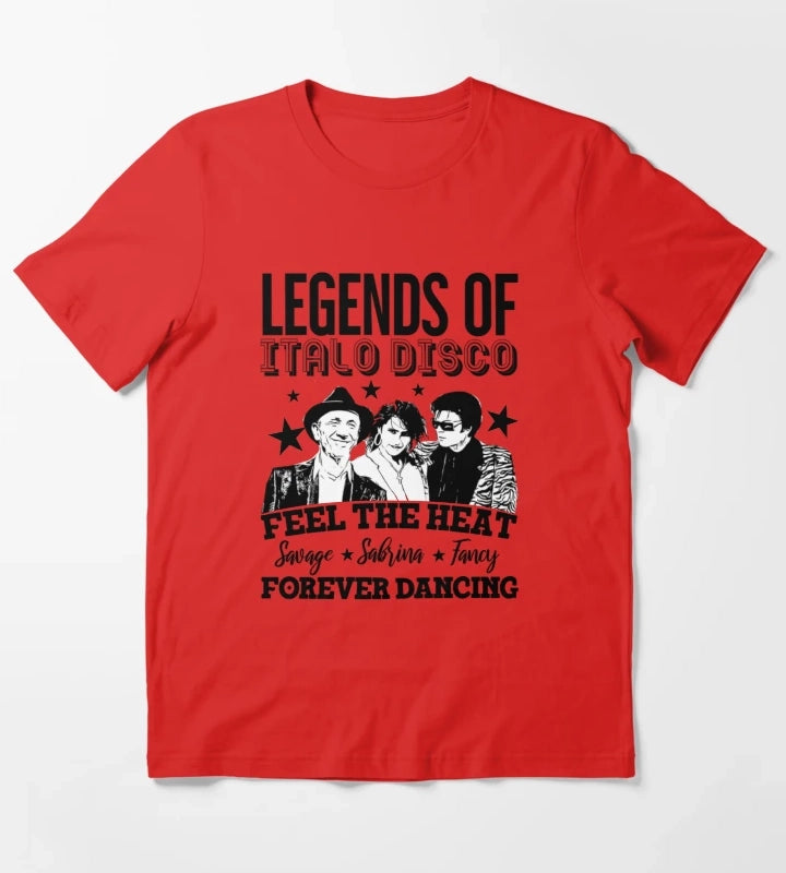 Legends of Italo DiscoUnited in Rhythm T-Shirt Red
