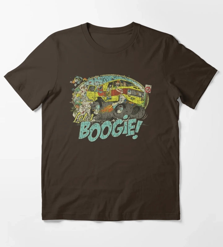 Lets Boogie 1970 T-Shirt Brown