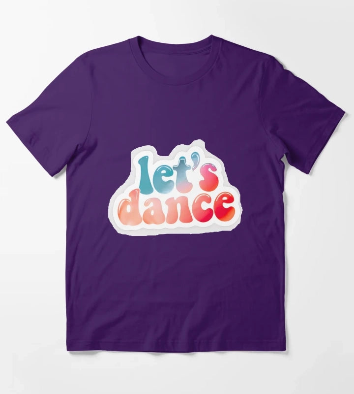 Lets Dance bold T-Shirt Purple