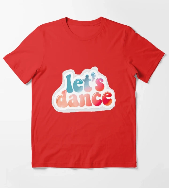 Lets Dance bold T-Shirt Red